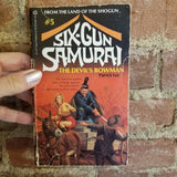 Six-Gun Samurai #5: The Devil's Bowman - Patrick Lee 1981 Pinnacle Books vintage PB