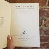 War and Peace - Leo Tolstoy, Translation:  Constance Garnett Modern Library HB