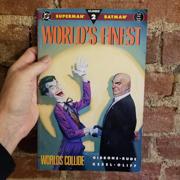 World's Finest  #2  - Dave Gibbons 1990 DC Comics vintage PB