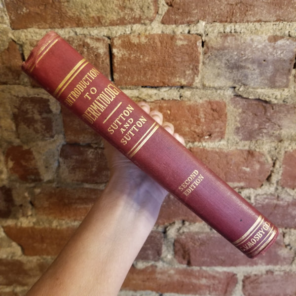 An Introduction to Dermatology - Richard Sutton 1933 The C.V. Mosby Co vintage HB