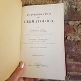An Introduction to Dermatology - Richard Sutton 1933 The C.V. Mosby Co vintage HB