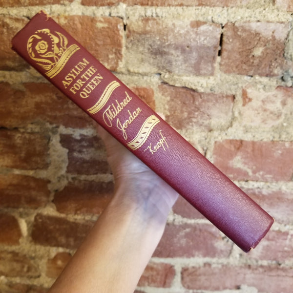 Asylum for the Queen - Mildred Jordan 1948 Alfred A Knopf vintage HB