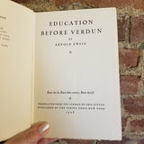 Education Before Verdun- Arnold Zweig  1936 Viking vintage HB