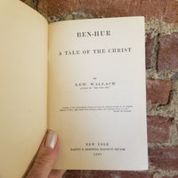 Ben-Hur: A Tale of the Christ - Lew Wallace 1887 Harper & Brothers First edition vintage hardback