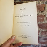 Poems of Rudyard Kipling: With a Biographical Introduction - Nathan Haskell Dole 1899 Astor edition HB