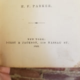 Discoverers and Pioneers of America - H. Parker 1859 Derby & Jackson vintage HB
