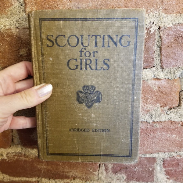 Scouting For Girls, Official Handbook Of The Girl Scouts 1927 Girl Scouts Inc vintage HB
