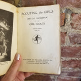 Scouting For Girls, Official Handbook Of The Girl Scouts 1927 Girl Scouts Inc vintage HB