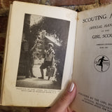 Scouting For Girls, Official Handbook Of The Girl Scouts 1927 Girl Scouts Inc vintage HB