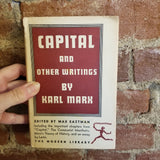 Capital and Other Writings - Karl Marx, Max Eastman 1932 Modern Library vintage HBDJ