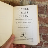 Uncle Tom's Cabin - Harriet Beecher Stowe -1938 Modern Library vintage HB