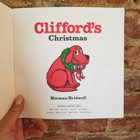Clifford's Christmas -Norman Bridwell  1984 Scholastic vintage PB