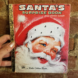 Santa's Surprise Book (Little Golden Book) - Joan Potter Elwart 1979 Western Publishing vintage HB