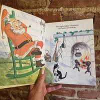 Santa's Surprise Book (Little Golden Book) - Joan Potter Elwart 1979 Western Publishing vintage HB