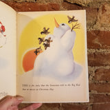 Merry Christmas Mr. Snowman - Irma Wilde 1978 Wonder Books vintage HB