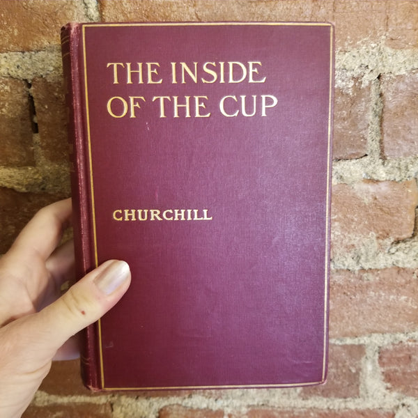 The Inside of the Cup - Winston Churchill 1914 The Macmillan Co vintage HB