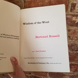 Wisdom of the West - Bertrand Russell 1959 Doubleday & Co vintage HB slipcase