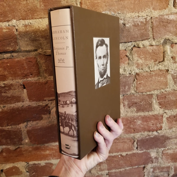 Abraham Lincoln - Benjamin P. Thomas 1986 The American Past Book of the Month Club HBDJ slipcase