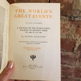 The World's Great Events Volume 1. Ancient - Esther Singleton 1903 PF Collier vintage HB