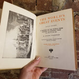 The World's Great Events Volume 3 Renaissance - Esther Singleton 1903 PF Collier vintage HB