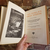 The World's Great Events Volume 4 Colonization & Discovery - Esther Singleton 1903 PF Collier vintage HB