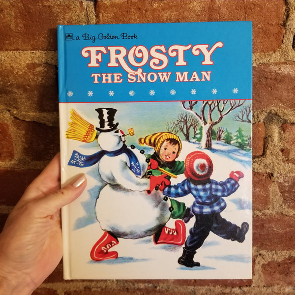 Frosty The Snowman (The Big Golden Book) - Annie North Bedford 1979 Western Publishing Co vintage HB