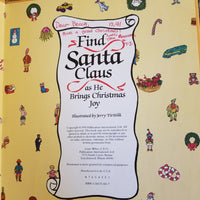 Find Santa Claus as He Brings Christmas Joy (Look & find books) 1991 Publications International HB