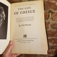 The Life of Greece: The Story of Civilization Series -Will Durant 1939 Simon & Schuster   vintage HB