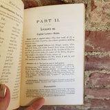 Reed's Word Lessons - Alonzo Reed 1890 Effingham Maynard & Co Publishers vintage HB