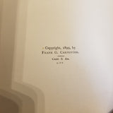 Carpenter's Geographical Reader - South America - Frank G. Carpenter 1899 American Book Co vintage HB