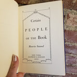 Certain People of the Book - Maurice Samuel 1955  Alfred A Knopf SIGNED First edition HB