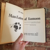 Man-Eaters of Kumaon - Jim Corbett 1946 Oxford University Press 1st American edition vintage HBDJ