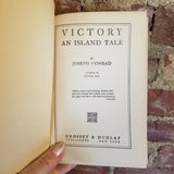 Victory- Joseph Conrad 1915 Grosset & Dunlap vintage HB