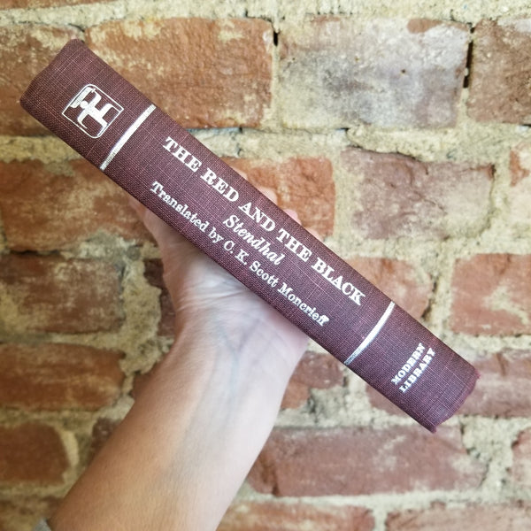 The Red and the Black -  Stendhal 1953 Modern Library vintage HB