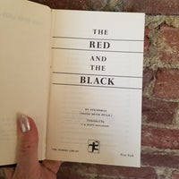 The Red and the Black -  Stendhal 1953 Modern Library vintage HB