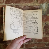 The Big Sky - A.B. Guthrie Jr. 1947 Pocket Books Collector's edition vintage HB
