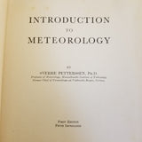 Introduction to Meteorology - Sverre Petterssen 1941 McGraw-Hill First edition vintage HB maps