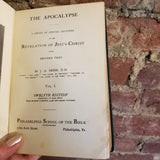 The Apocalypse. a Series of Special Lectures on the Revelation of Jesus Christ Vol I - Joseph A. Seiss 1865 Philadelphia School of the Bible vintage HB