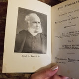 The Apocalypse. a Series of Special Lectures on the Revelation of Jesus Christ Vol I - Joseph A. Seiss 1865 Philadelphia School of the Bible vintage HB