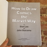 How to Draw Comics the Marvel Way - Stan Lee 1984 Fireside HB