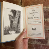 The Crucifixion of Phillip Strong - Charles M. Sheldon 1899 HM Caldwell Co vintage HB