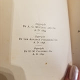 The Crucifixion of Phillip Strong - Charles M. Sheldon 1899 HM Caldwell Co vintage HB