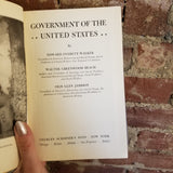 The Government of the United States - Edward Everett Walker 1941 Charles Scribner's Sons vintage HB
