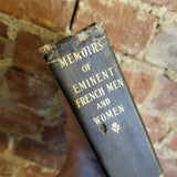 Memoirs of Eminent French Men and Women-George Saintsbury 1901 The Colonial Press vintage HB