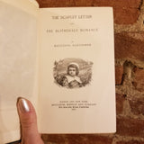 The Scarlet Letter, and the Blithedale Romance - Nathaniel Hawthorne 1892 Houghton Mifflin vintage HB
