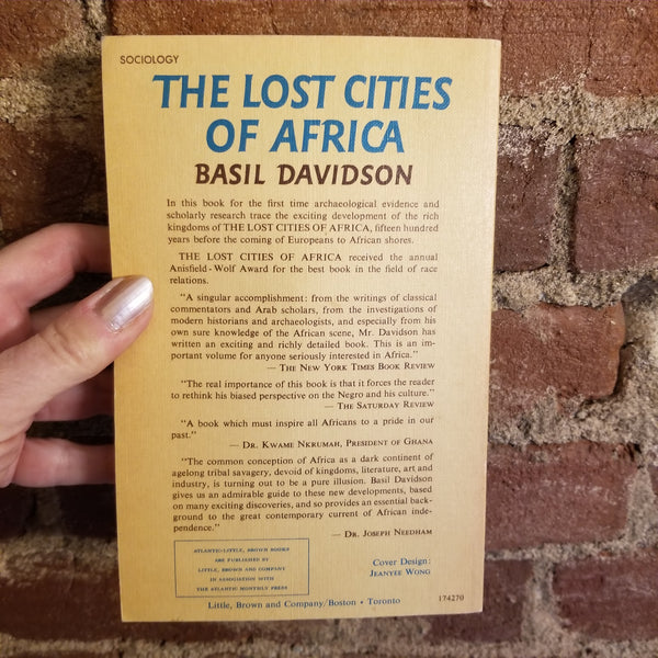 The Lost Cities of Africa Basil Davidson 1959 Little, Brown & Co vin