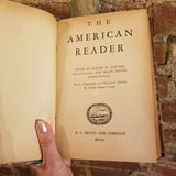 The American reader - Claude Simpson 1941 DC Heath & Co vintage HB