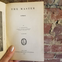 The Master - I Zangwill 1895 Harper & Brothers Publishers vintage HB