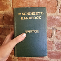 Machinery's Handbook - Erik Oberg 1959 The Industrial Press vintage HB