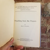 Preaching the Propers- Harry F Baughman 1949 United Lutheran Church of America Board of Publication vintage HB